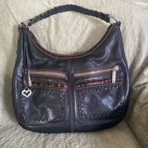 Elegant Black Leather Women's Bag